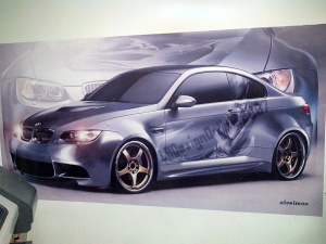 Poster autocolant BMW