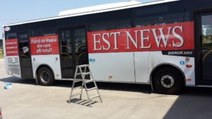 Autobuz inscriptionat Est News